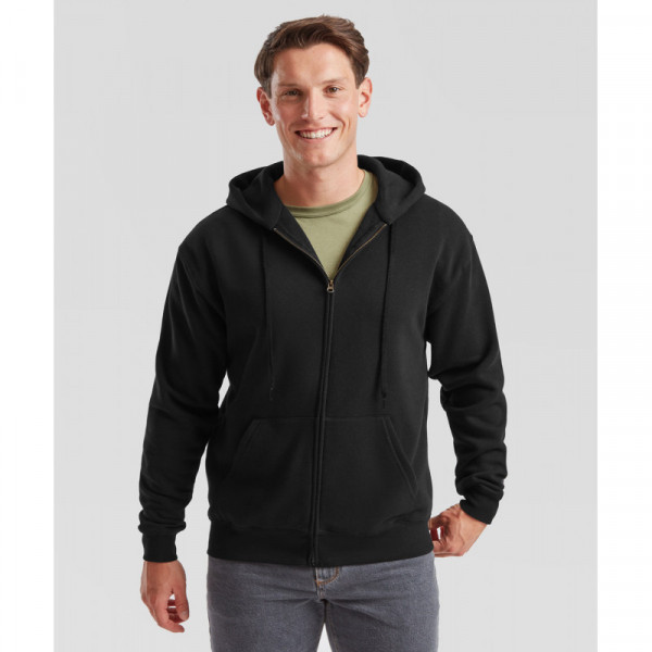Premium 70/30 hooded sweatshirt jacket