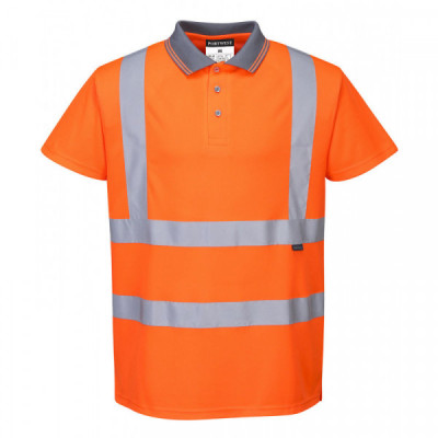 Hi-vis short sleeved polo (S477/RT22)